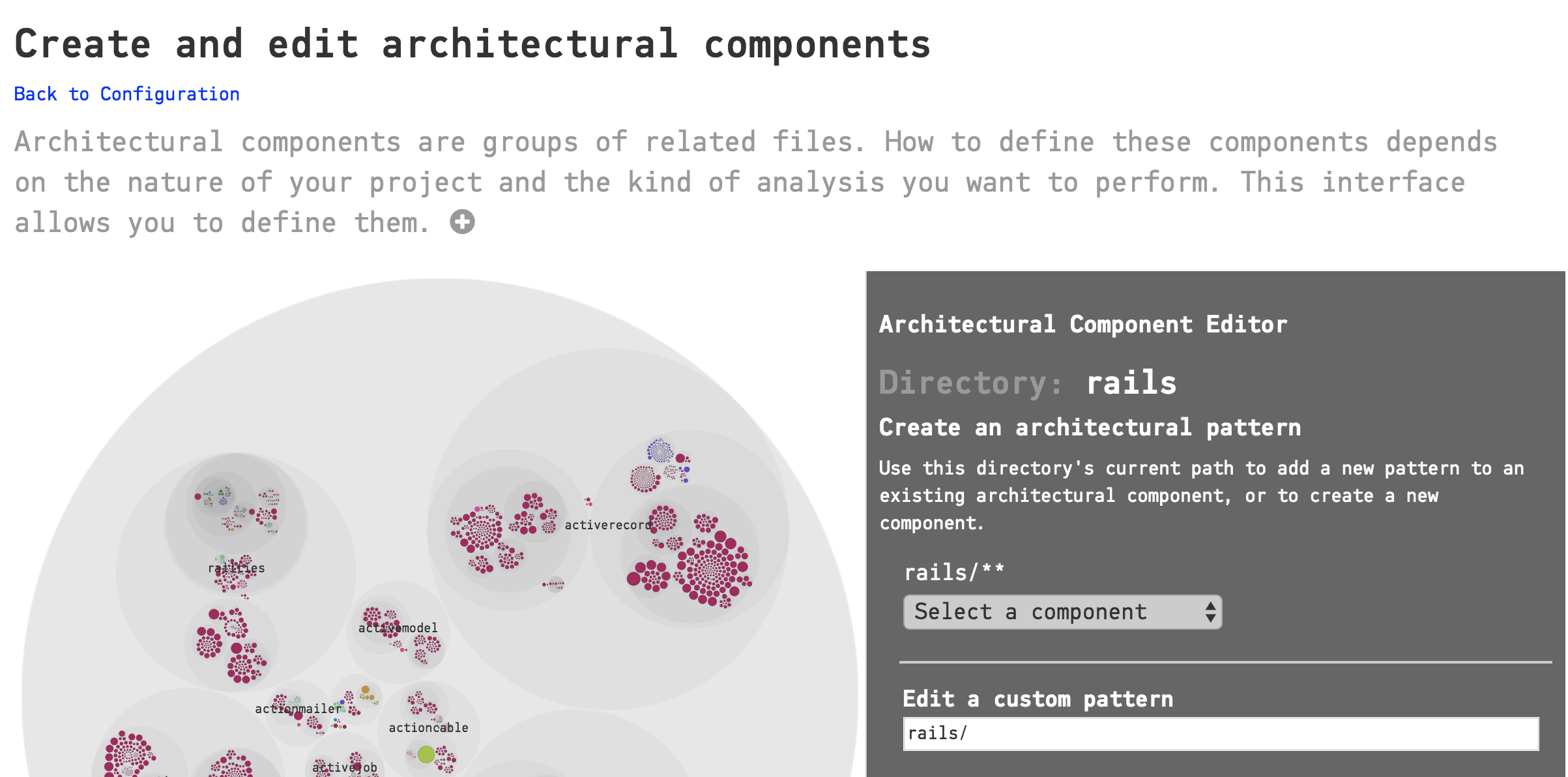 The Architectural Component Editor